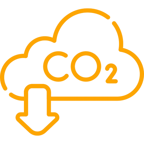 Moindres émissions de CO₂
